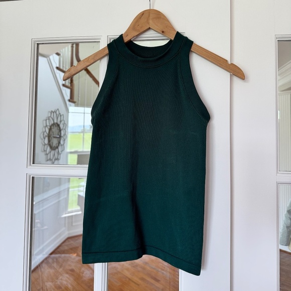 Athleta Renew Seamless Racerback Tank, Seaweed Snack Green, XXS - Picture 2 of 2